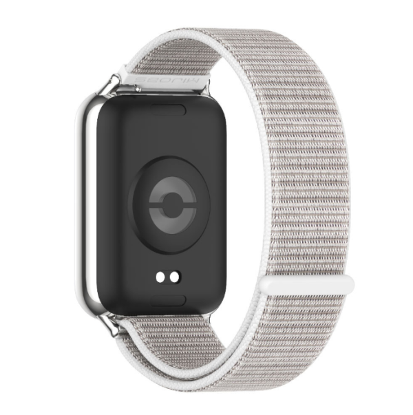 Нейлоновий ремінець з липучкою для Redmi Watch 4 / 5, Mi Band 8 Pro / 9 Pro (Сірий)