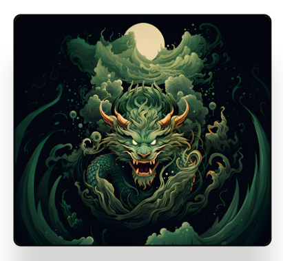 Килимки для мишки 35*40 см. товщина 4мм. Dragon (5)