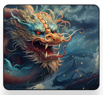 Килимки для мишки 35*40 см. товщина 4мм. Dragon (10)