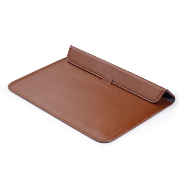 Чохол-конверт-підставка Leather PU для MacBook 13 (Коричневий)