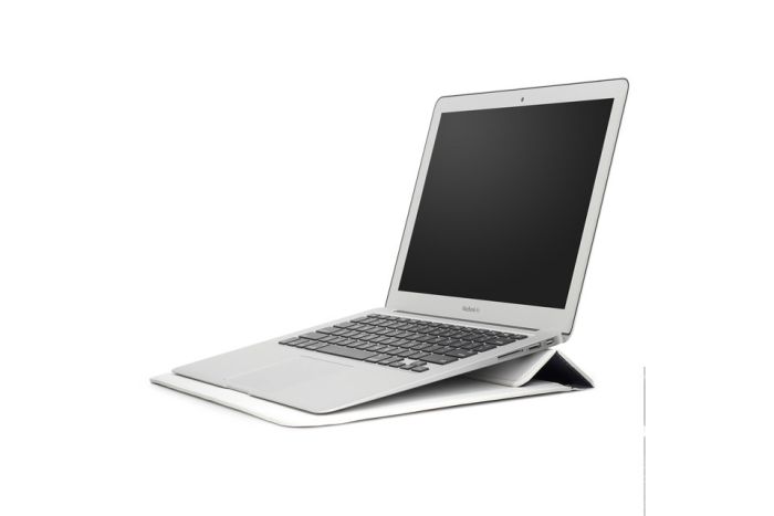 Чохол-конверт-підставка Leather PU для MacBook 13 (Білий)