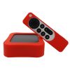 Силіконовий набір чохлів для Apple TV 4K 2022 / 3-го покоління (Apple TV 7) (Red)