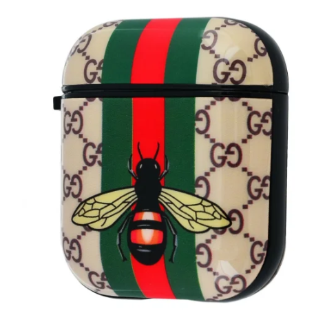 Чохол BlackPink Brand для AirPods, Gucci Зелений з Червоним