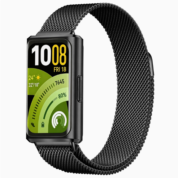 Міланський металевий ремінець для Huawei Band 11 / Band 11 Pro (black)