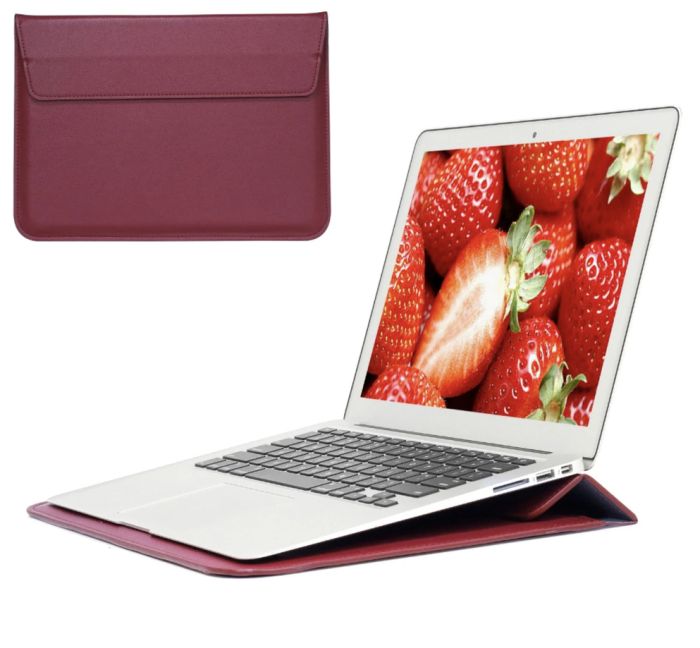 Чохол-конверт-підставка Leather PU для MacBook 13 (Червоний)
