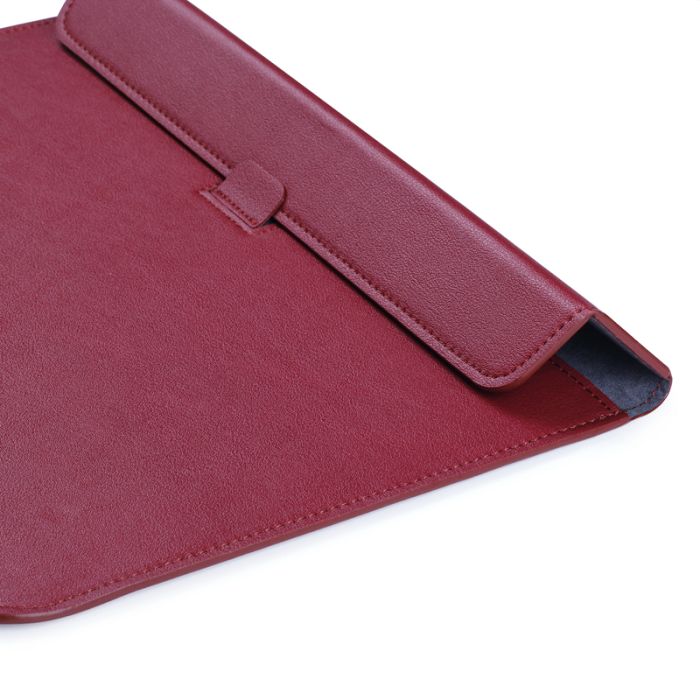 Чохол-конверт-підставка Leather PU для MacBook 13 (Червоний)