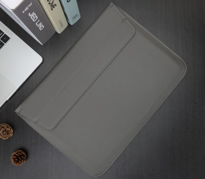 Чохол-конверт-підставка Leather PU для MacBook 13 (Серый)