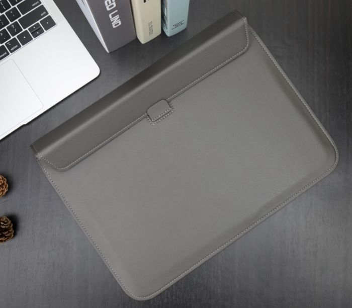 Чохол-конверт-підставка Leather PU для MacBook 13 (Серый)