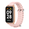 Ремінець Ocean силіконовий для Xiaomi Mi Smart Band 8 Active (Рожевий)
