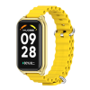 Ремінець Ocean силіконовий для Xiaomi Mi Smart Band 8 Active (Yellow/Beige)
