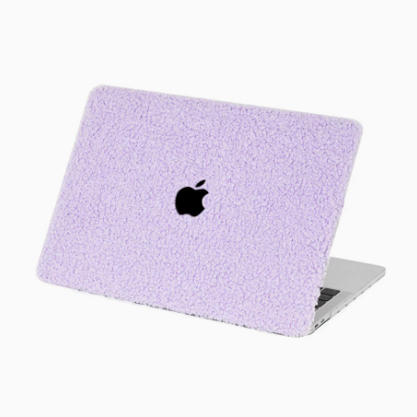 Чохол-накладка тканинний Teddy Fabric PRO для MacBook Neo 13" A18 (2026) (фіолетовий)