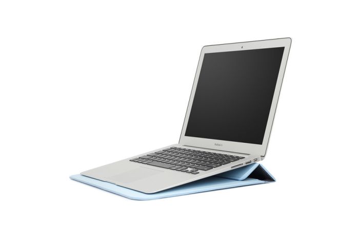 Чохол-конверт-підставка Leather PU для MacBook 13 (Блакитний)