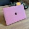 Чохол накладка шкіряна на MacBook Pro 16.2 A2485 | A2780 (Рожевий)