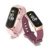 Силіконовий ремінець з захисною рамкою для Samsung Galaxy Fit 2 (зелений)