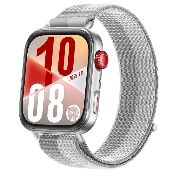 Нейлоновий ремінець-петля для Huawei Watch Fit 4 / Watch Fit 3 (silver)