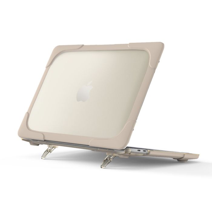 Протиударна накладка BlackPink для MacBook Air 2018-2020 Пластиковий, Фіолетовий (Бежевий)