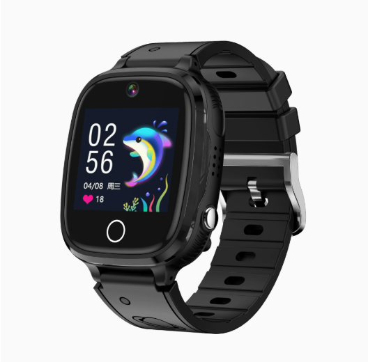 Дитячий годинник з SIM картою "SHARK" 4G (звінки+геолокація+SOS) (Black)