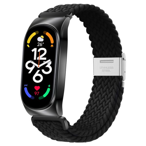 Ремінець для Mi Band 8/9 тканинний (Чорний)