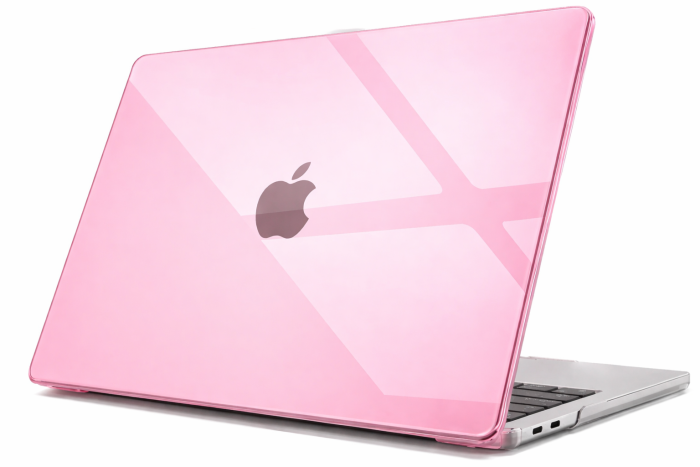 Чохол накладка для MacBook Pro 16 ( 2485 ) Пластиковий (Рожевий)